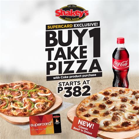 shakey's delivery promo|Your fave Buy 1 Take 1 pizza just .